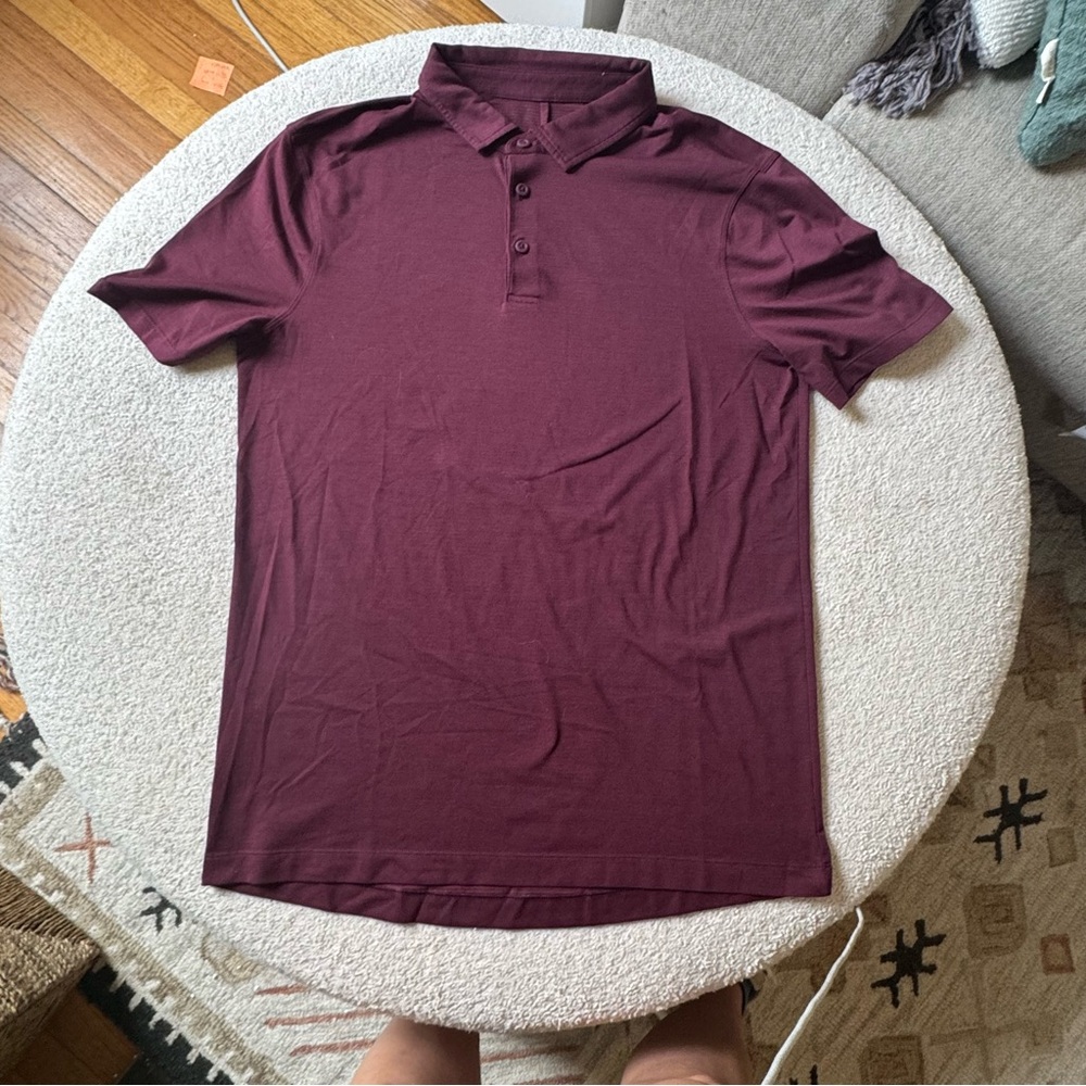 Men's Burgundy Polo Shirt